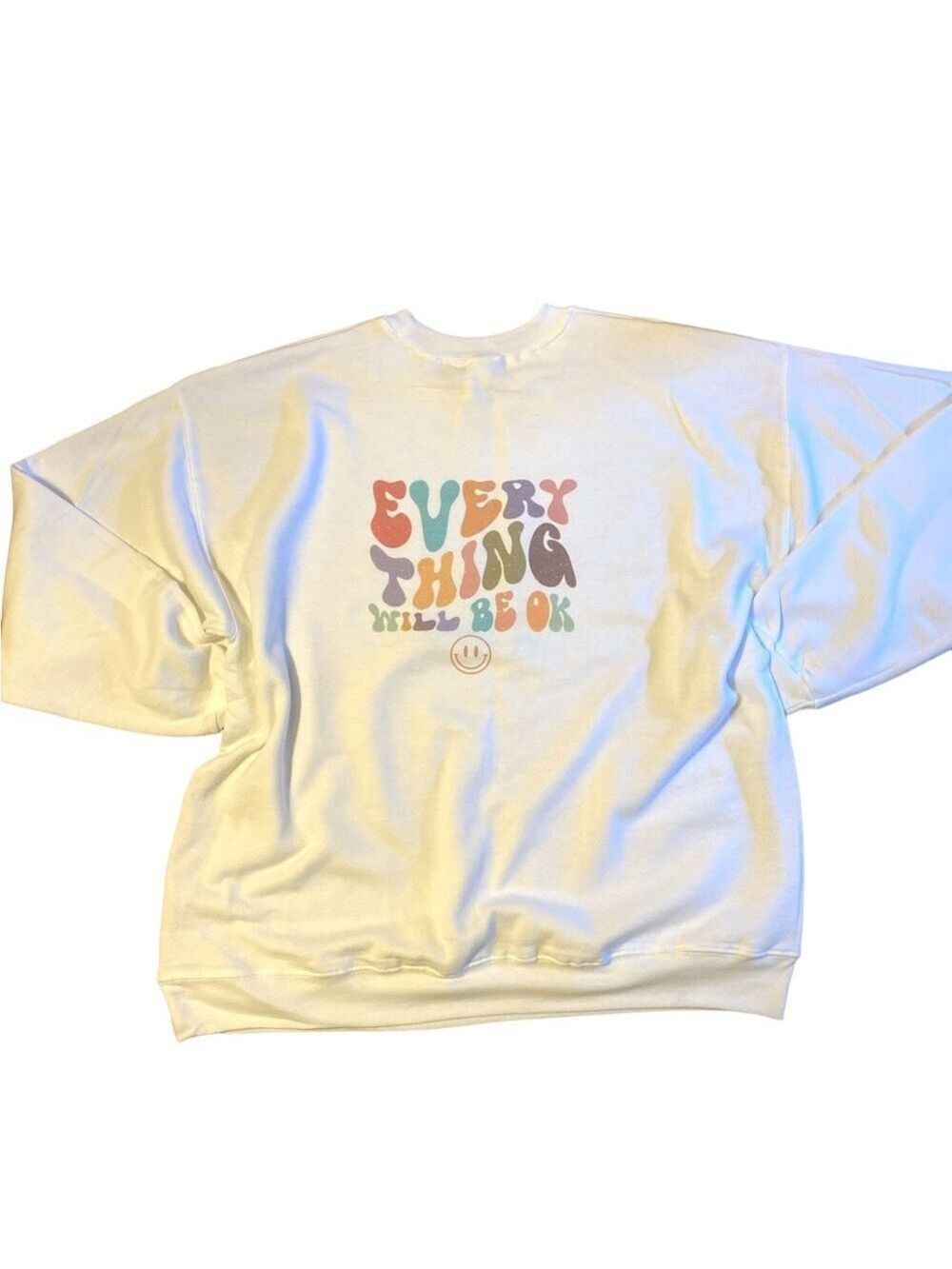Stronger than trauma mental health graphic crewneck sweatshirt oversized XL - Picture 7 of 10
